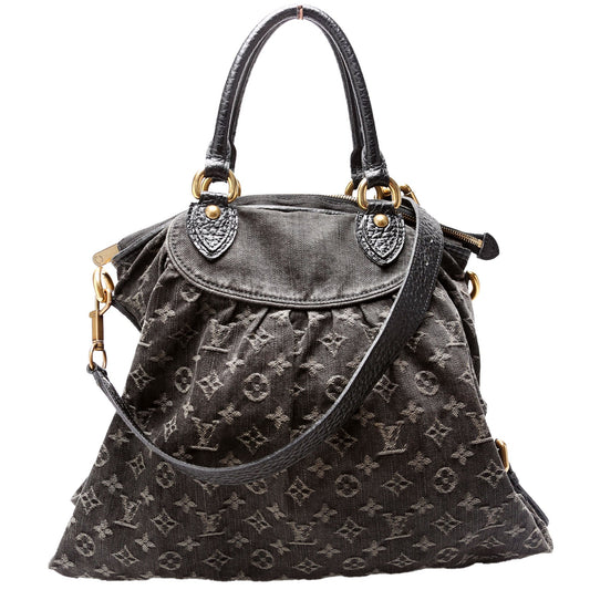 Louis Vuitton Neo Cabby MM Denim Black