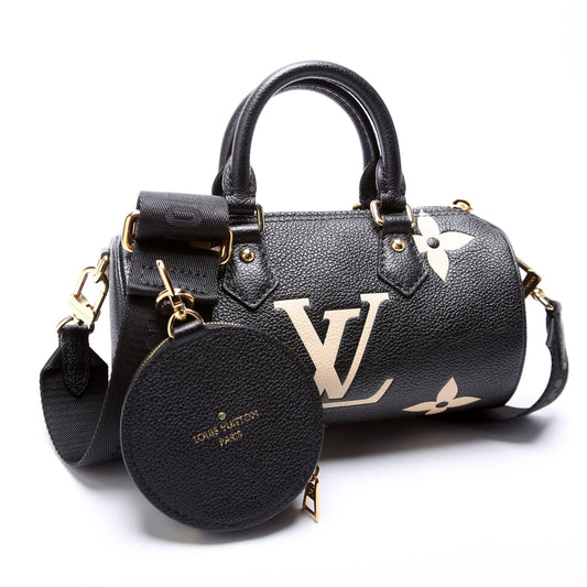 Louis Vuitton Papillon BB Bicolor Empreinte Black/Beige