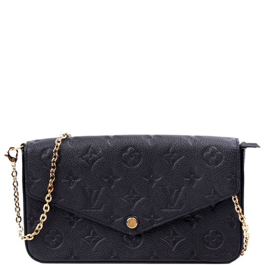 Louis Vuitton Pochette Felicie Empreinte Black