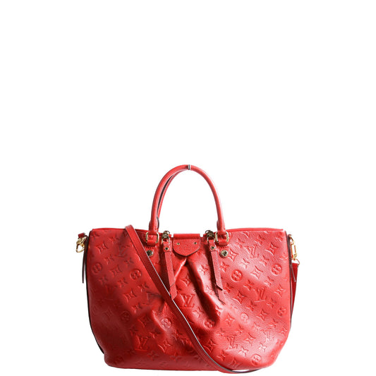Louis Vuitton Mazarine MM Empriente Red