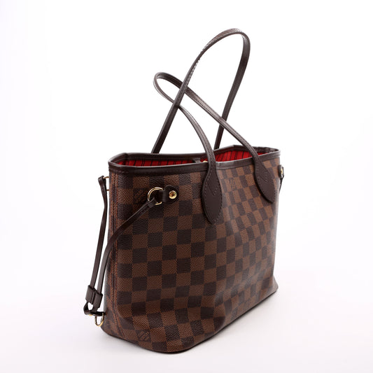 Louis Vuitton Neverfull with Wallet PM Damier Ebene