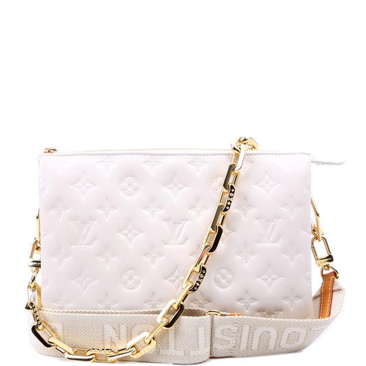 Louis Vuitton Coussin PM Lambskin White