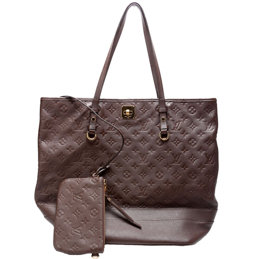 Louis Vuitton Citadine W/Pouch GM Empreinte Brown