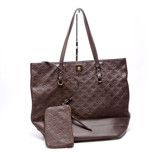 Louis Vuitton Citadine W/Pouch GM Empreinte Brown