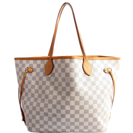 Louis Vuitton Neverfull MM Damier Azur Blue