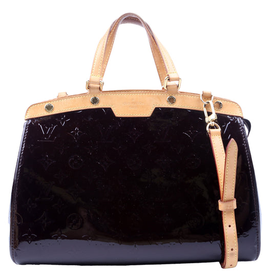 Louis Vuitton Brea PM Vernis Burgundy