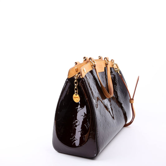 Louis Vuitton Brea PM Vernis Burgundy