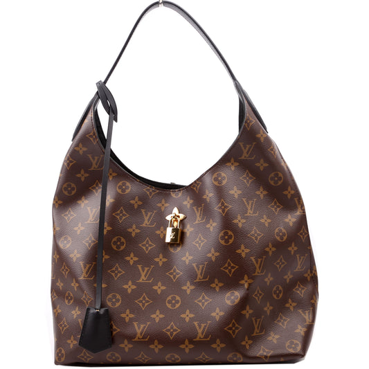 Louis Vuitton Flower Hobo Monogram Black