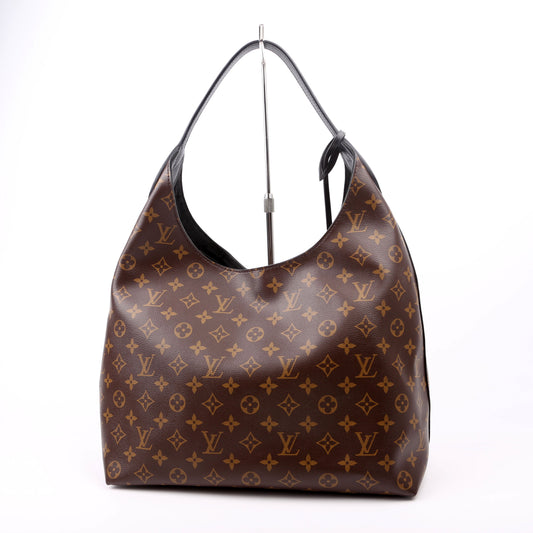 Louis Vuitton Flower Hobo Monogram Black