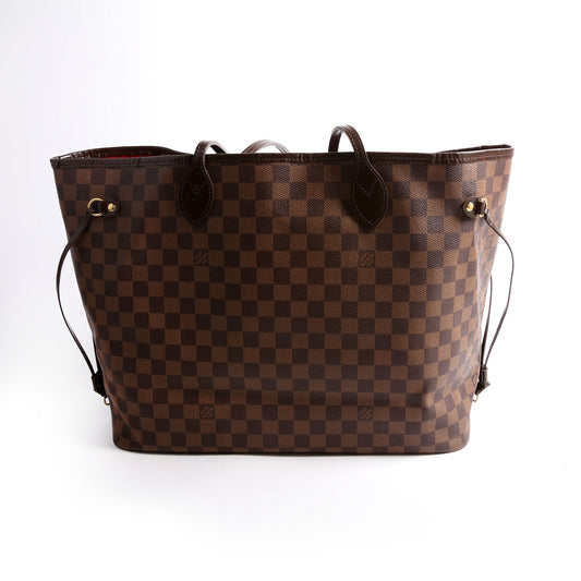 Louis Vuitton Neverfull GM Damier Ebene Red