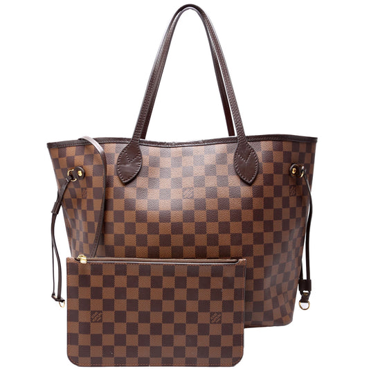 Louis Vuitton Neverfull W/Wallet MM Ebene