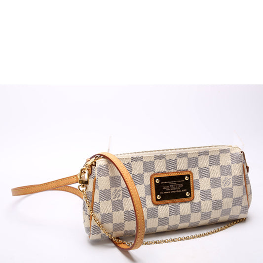 Louis Vuitton Eva Clutch Damier Azur