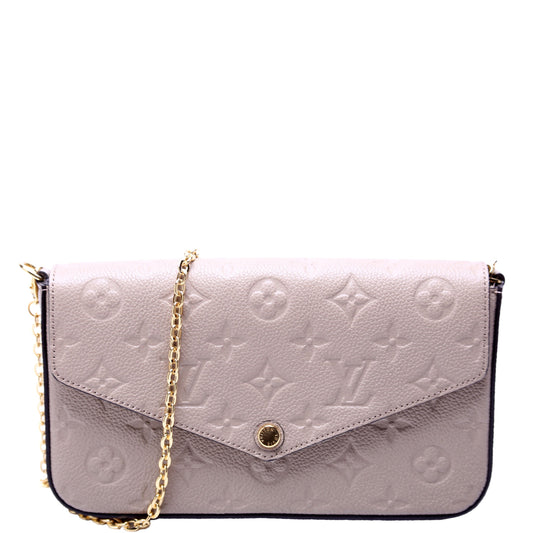 Louis Vuitton Pochette Felicie Empreinte Turtle Dove