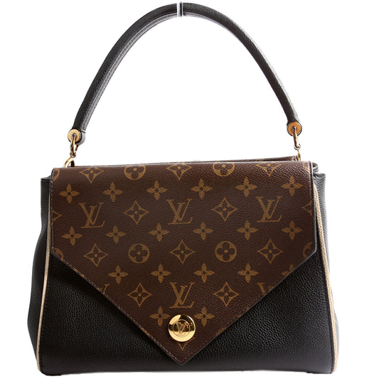 Louis Vuitton Double V Leather Black