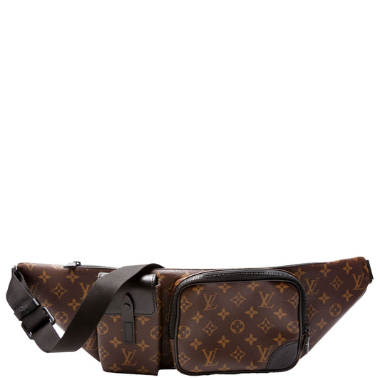 Louis Vuitton Christopher Bumbag Monogram Macassar Black