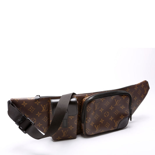 Louis Vuitton Christopher Bumbag Monogram Macassar Black