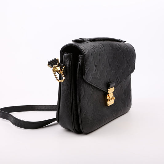 Louis Vuitton Pochette Metis Empreinte Black