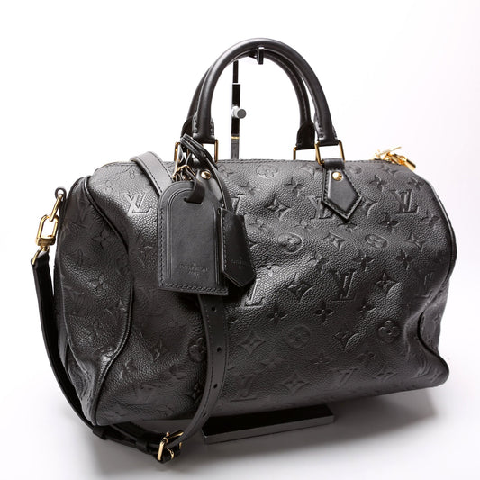 Louis Vuitton Soft Speedy 30 Empreinte Black