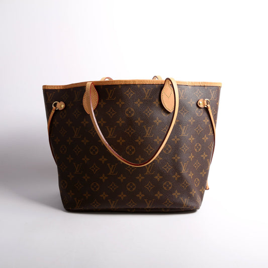 Louis Vuitton Neverfull With Wallet MM Monogram Brown/Berry