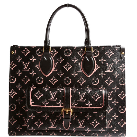 Louis Vuitton Onthego MM Fall For You Monogram Black/Pink