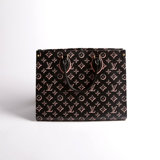Louis Vuitton Onthego MM Fall For You Monogram Black/Pink