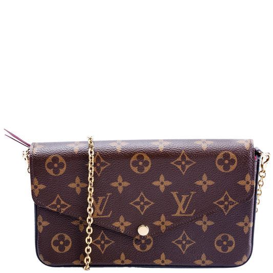 Louis Vuitton POchette Felicie Monogram Brown/Berry