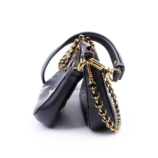 Louis Vuitton Multi Pochette Bicolor Empreinte Black/Beige