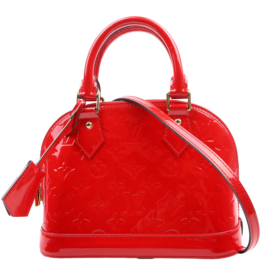 Louis Vuitton Alma BB Vernis Red