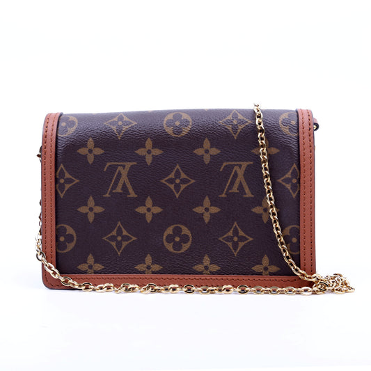 Louis Vuitton Dauphine Chain Reverse Wallet Monogram