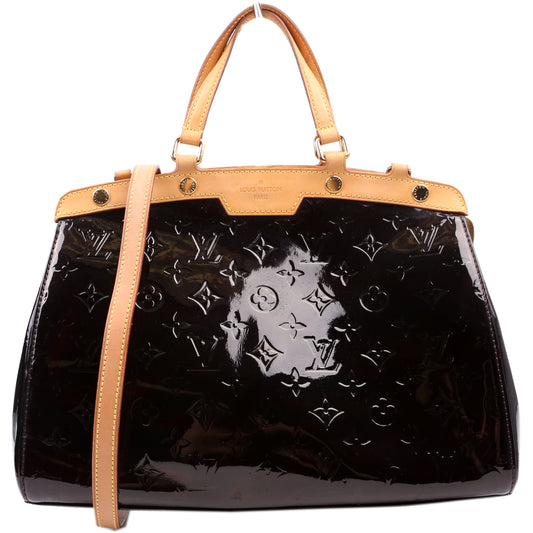 Louis Vuitton Brea MM Vernis Black