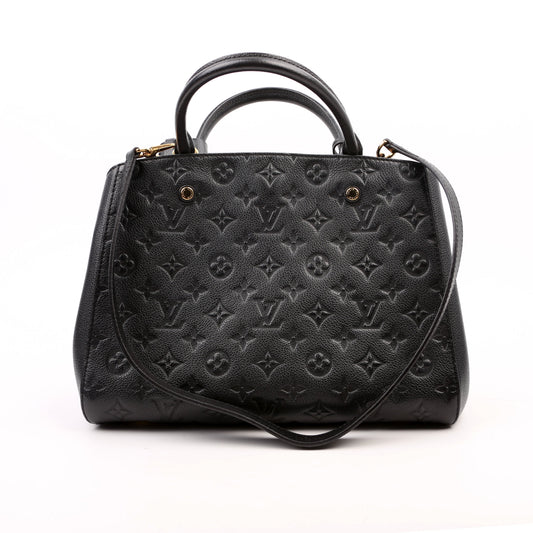 Louis Vuitton Montaigne MM Empreinte Black