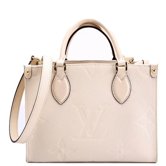 Louis Vuitton ONTHEGO PM Empreinte Cream
