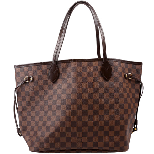 Louis Vuitton Neverfull MM Damier Ebene Red