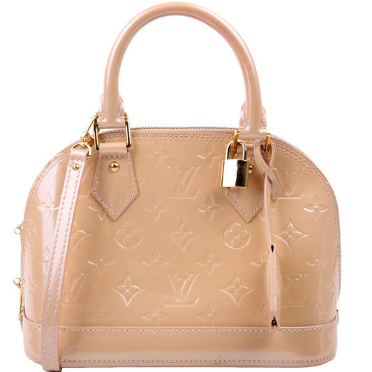 Louis Vuitton Alma BB Vernis Nude