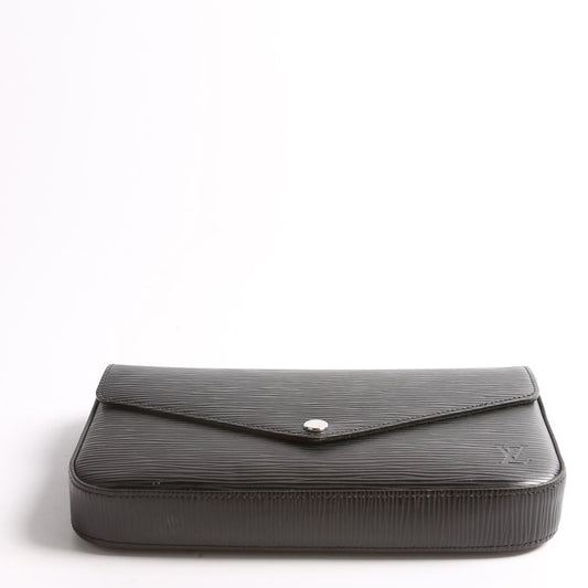 Louis Vuitton Pochette Felice Epi Black/Sier