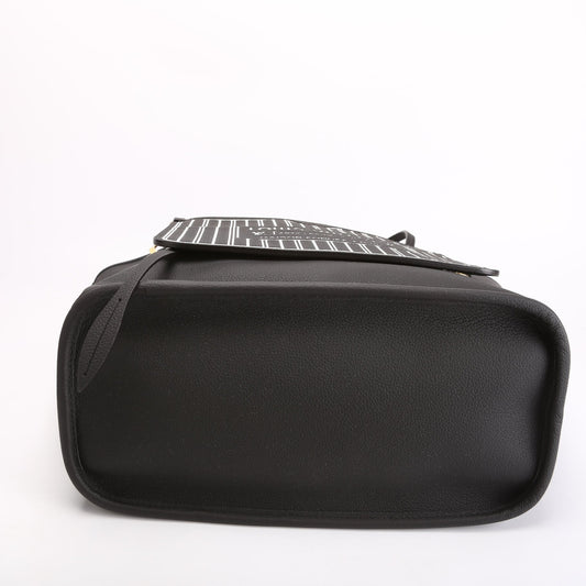 Louis Vuitton Neverfull MM Inside Out Leather/Monogram Black
