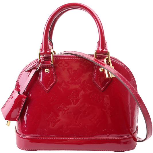 Louis Vuitton Alma BB Vernis Rasberry