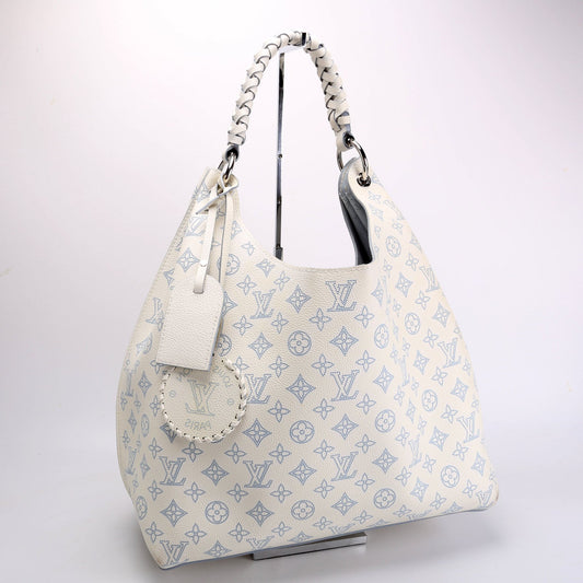Louis Vuitton Carmel Mahina White/Light Blue
