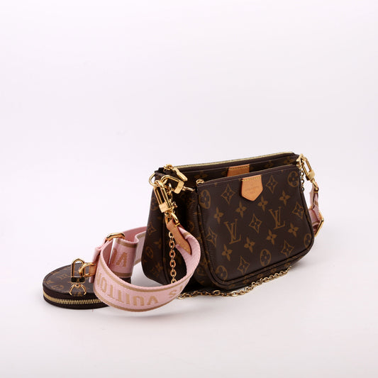 Louis Vuitton Multi Pochette Monogram Pink