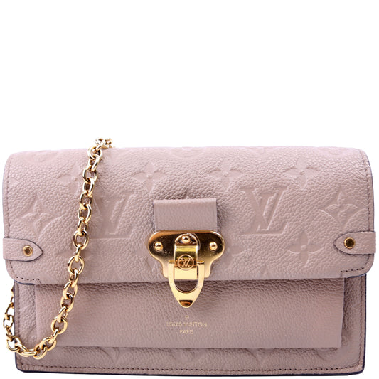 Louis Vuitton Vavin Chain Wallet Empreinte Taupe