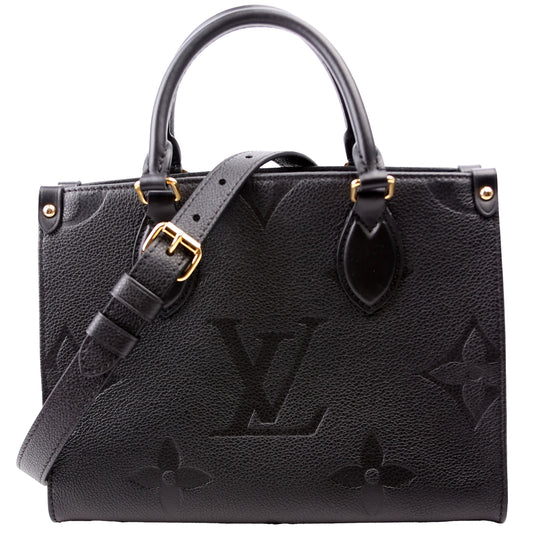 Louis Vuitton ONTHEGO PM Empreinte Black