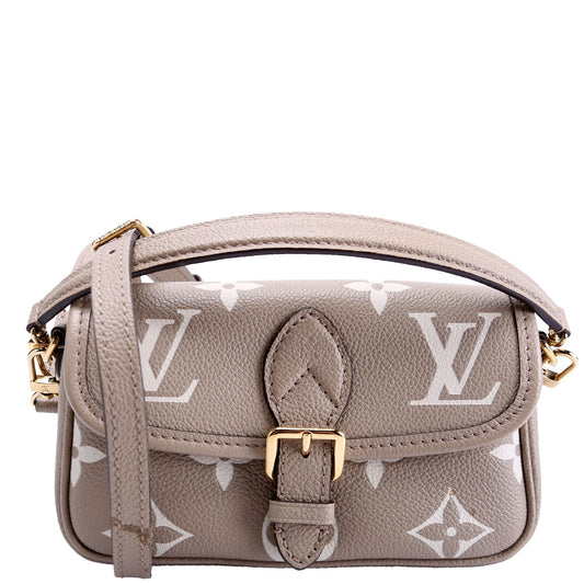 Louis Vuitton Nano Diane Bi-Color Empriente Turtle Dove