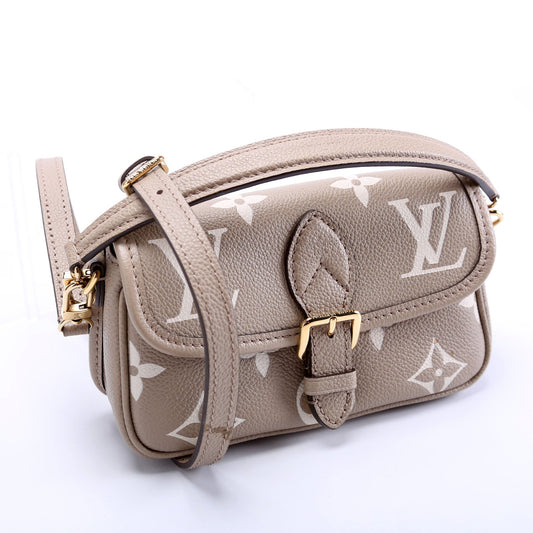 Louis Vuitton Nano Diane Bi-Color Empriente Turtle Dove