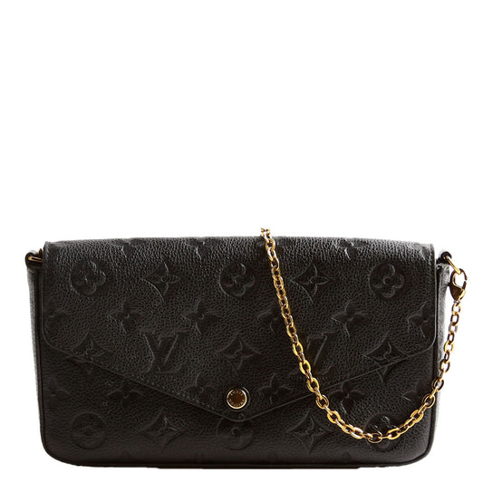 Louis Vuitton Pochette Felicie Empreinte Black