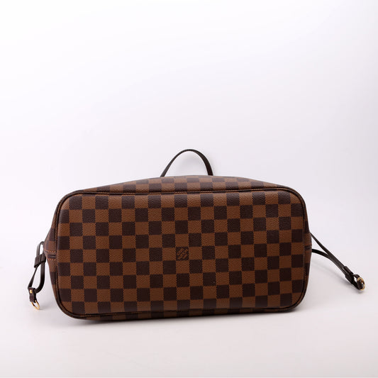 Louis Vuitton Neverfull with Wallet MM Damier Ebene