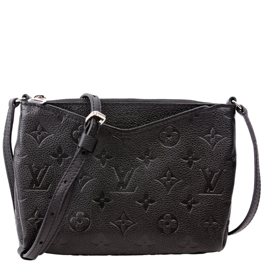 Louis Vuitton Pallas Clutch Uniformes Empreinte Black