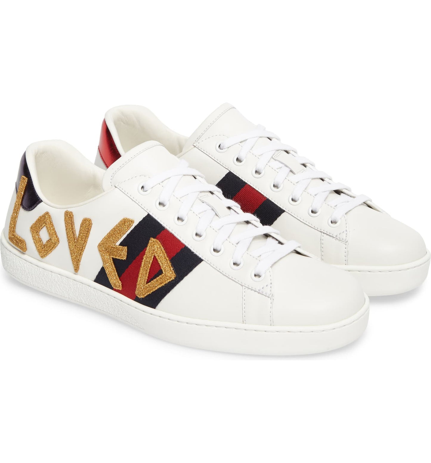 GUCCI WOMEN’S ACE EMBROIDERED SNEAKER SIZE 39.5