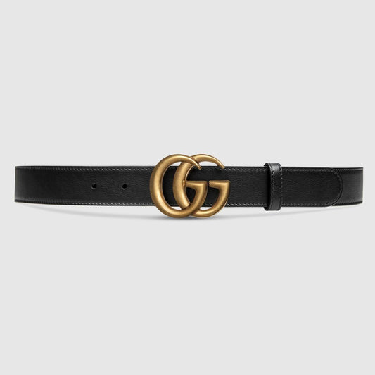 Gucci Leather belt with Double G buckle