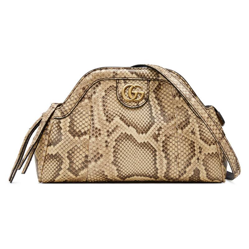 GUCCI REBELLE PYTHON SMALL SHOULDER BAG