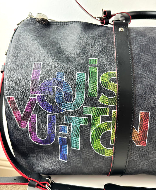 Louis Vuitton Damier Graphite Keepall Bandoulière 50